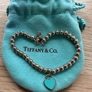 Return to Tiffany bead bracelet